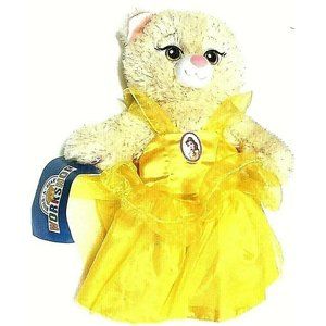 Build A Bear Disney Princess Belle Bear 15" Plush